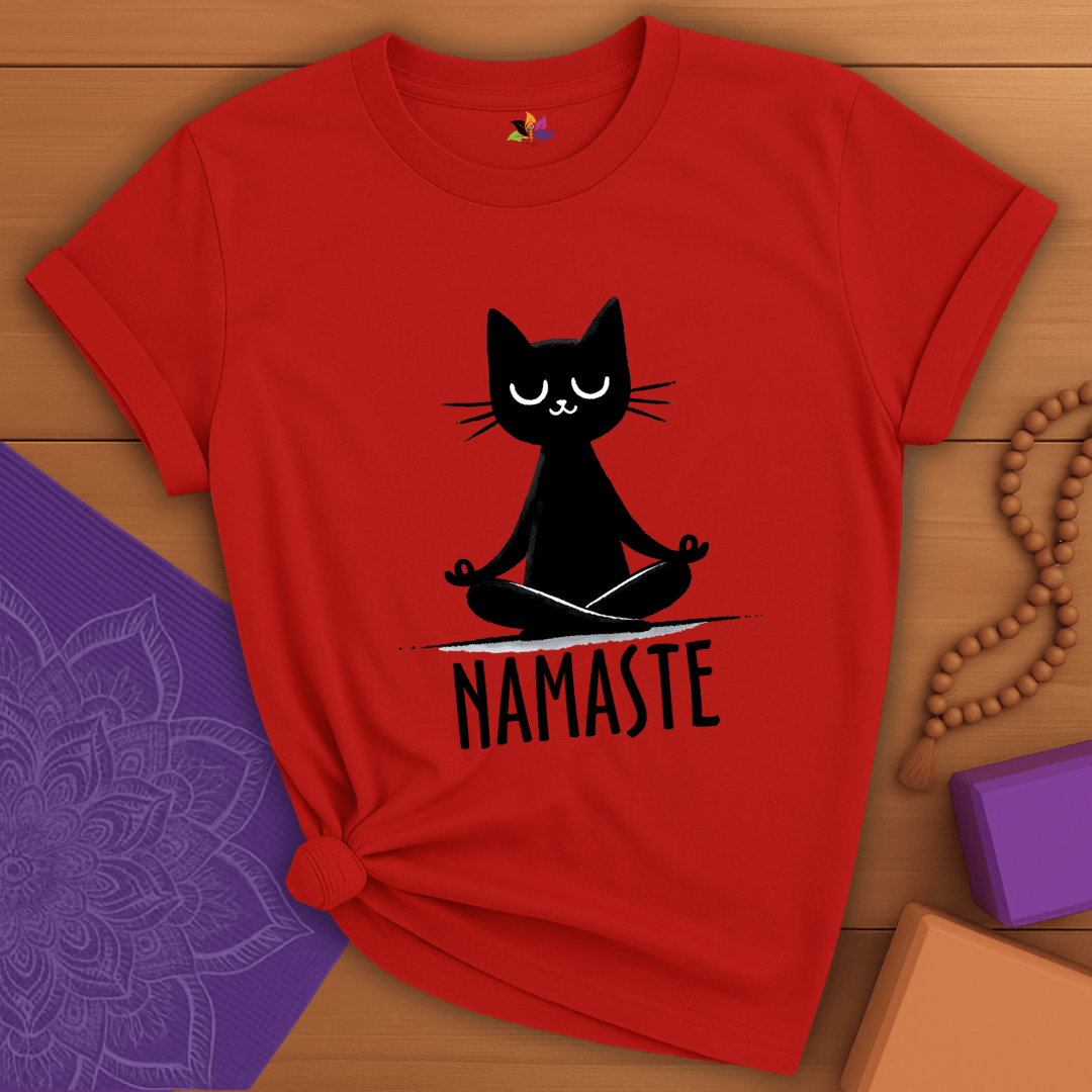 Namaste Cat T-shirt