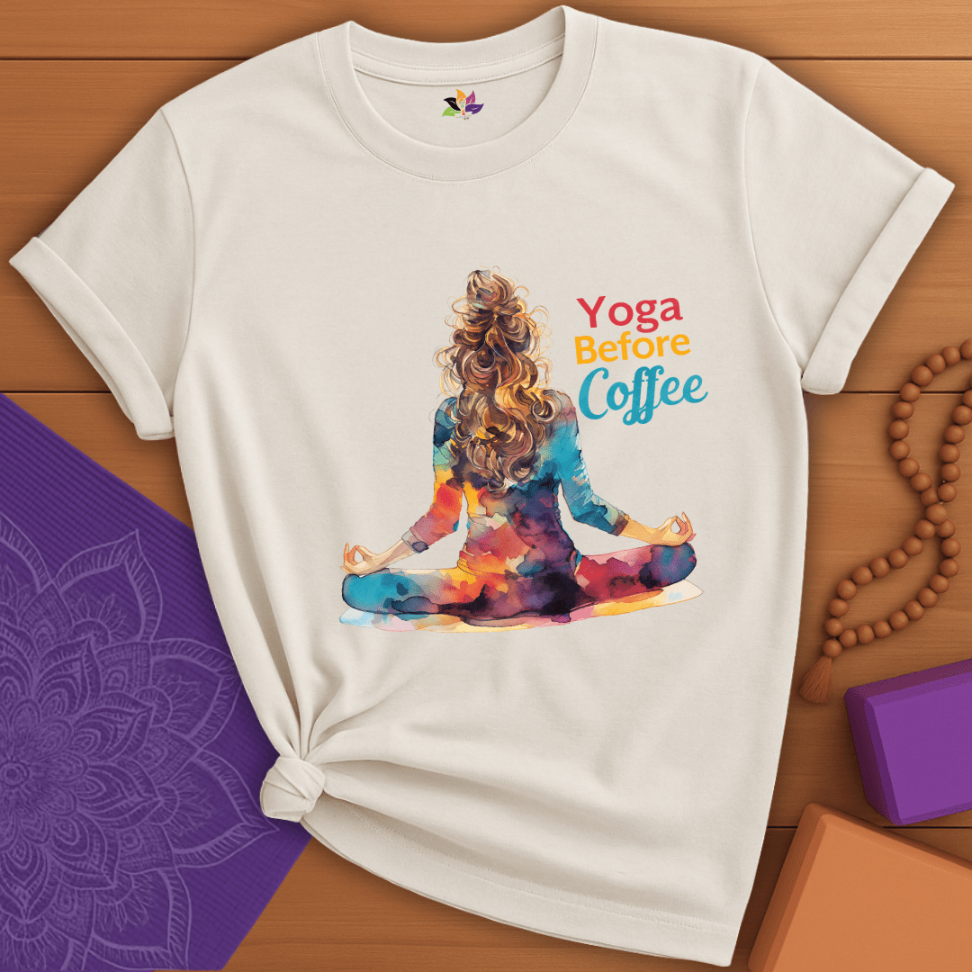 Pre-Coffee Pose T-shirt