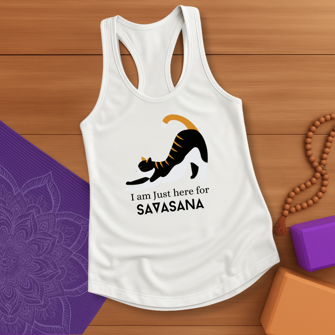 Purrfect Savasana Cat Tank Top