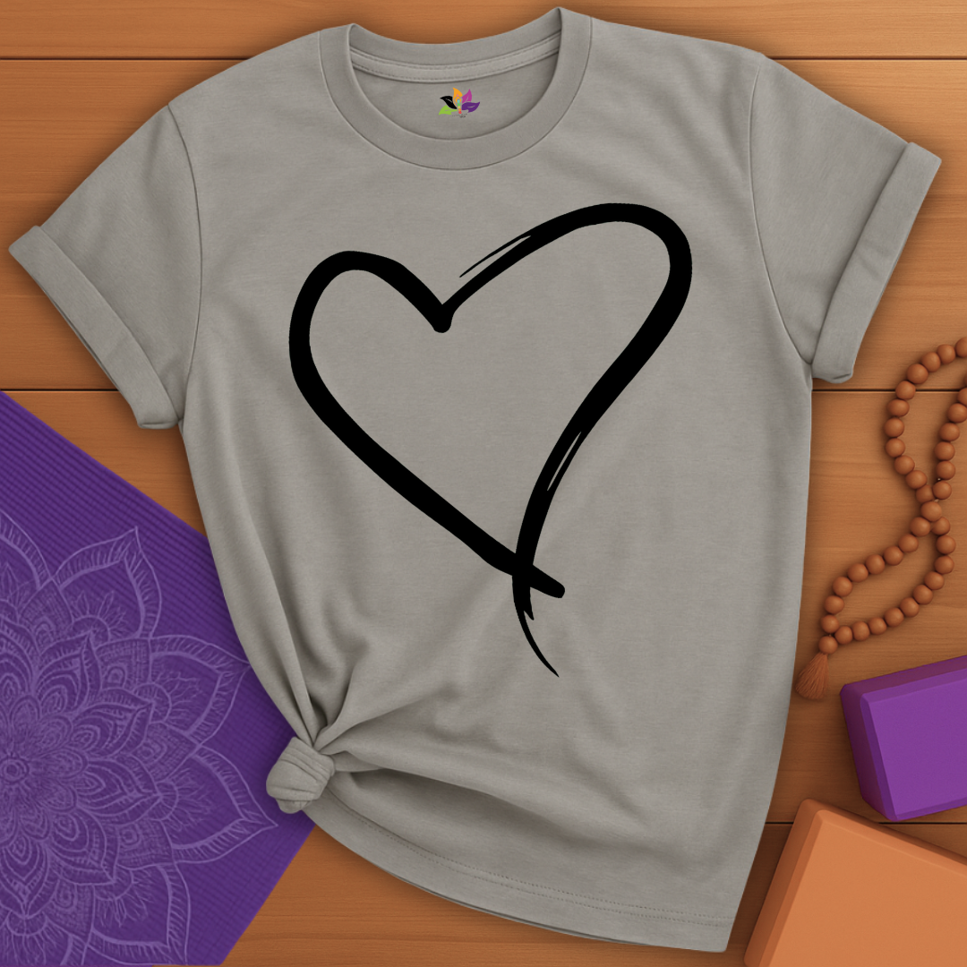 Brushstroke Heart T-shirt