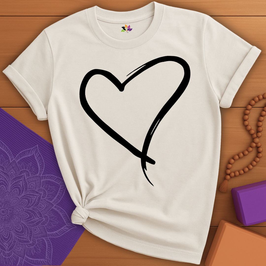 Brushstroke Heart T-shirt