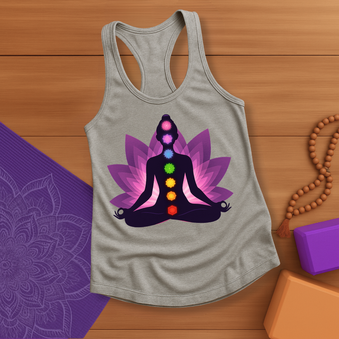 Chakra Lotus Meditate Tank Top