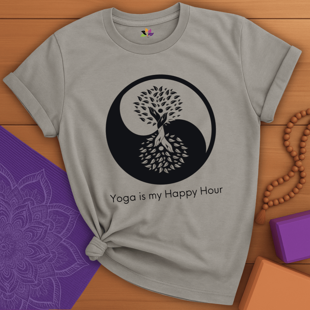 Yin Yang Joy Tree T-shirt