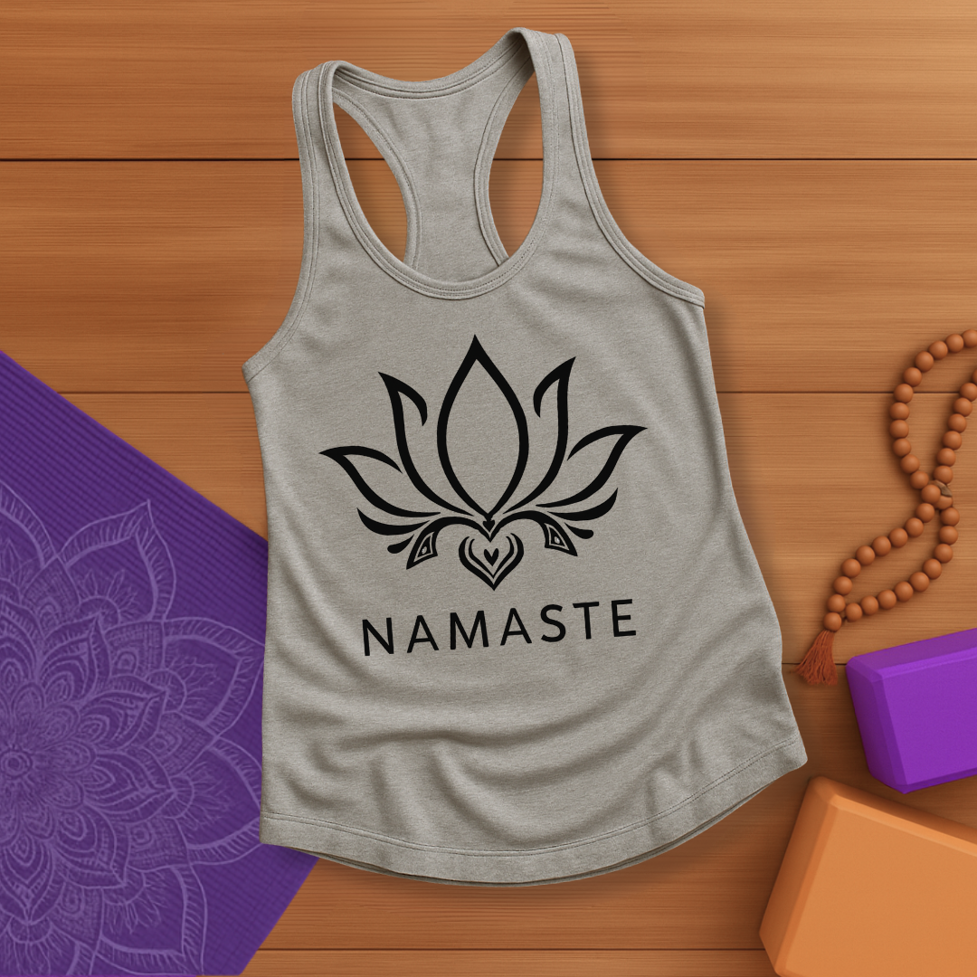 The Namaste Lotus Tank Top