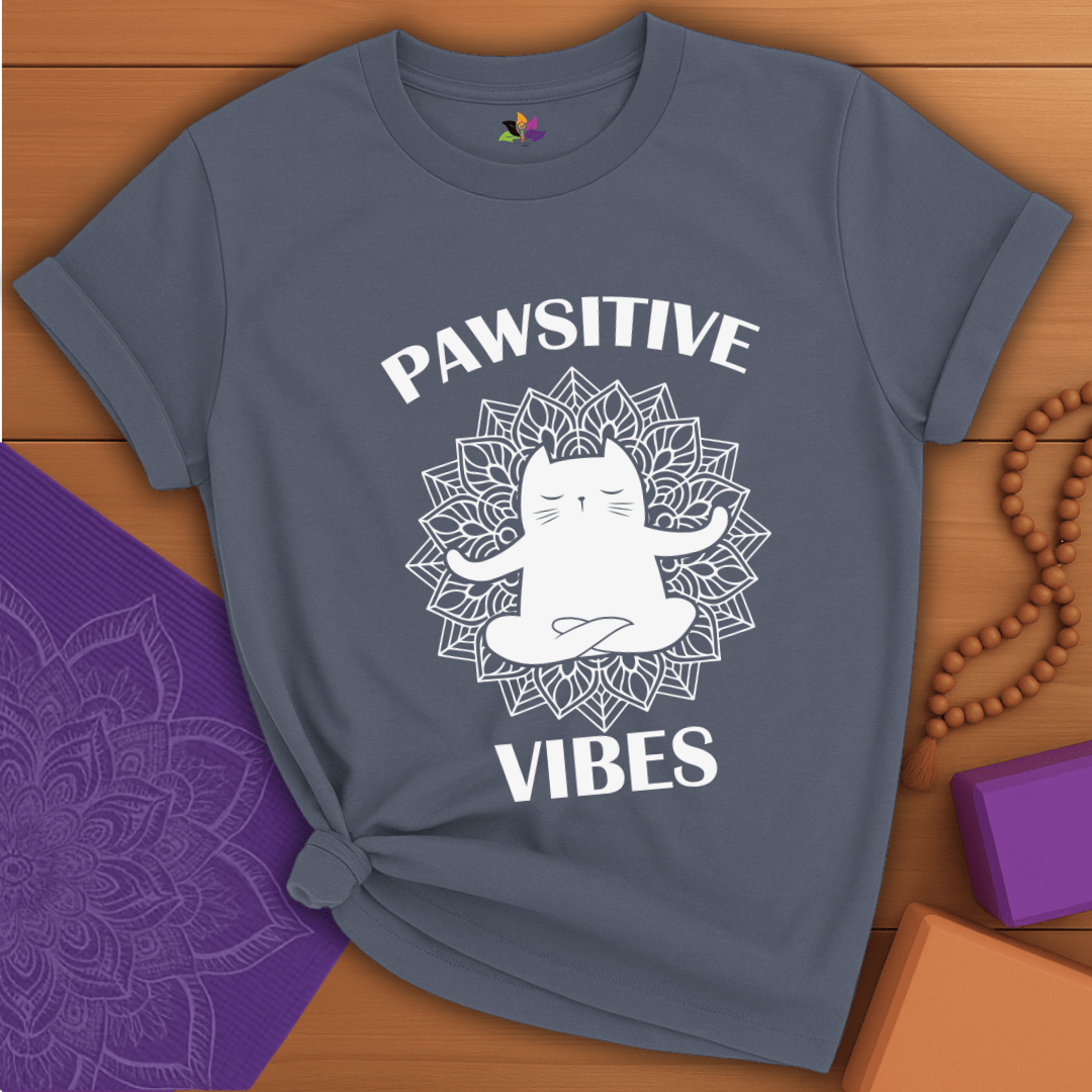 Pawsitive Cat Pose T-shirt