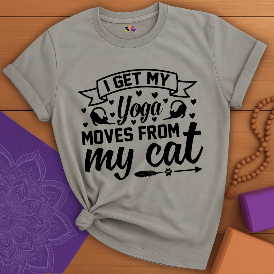 Fur-tastic Yoga Moves T-shirt