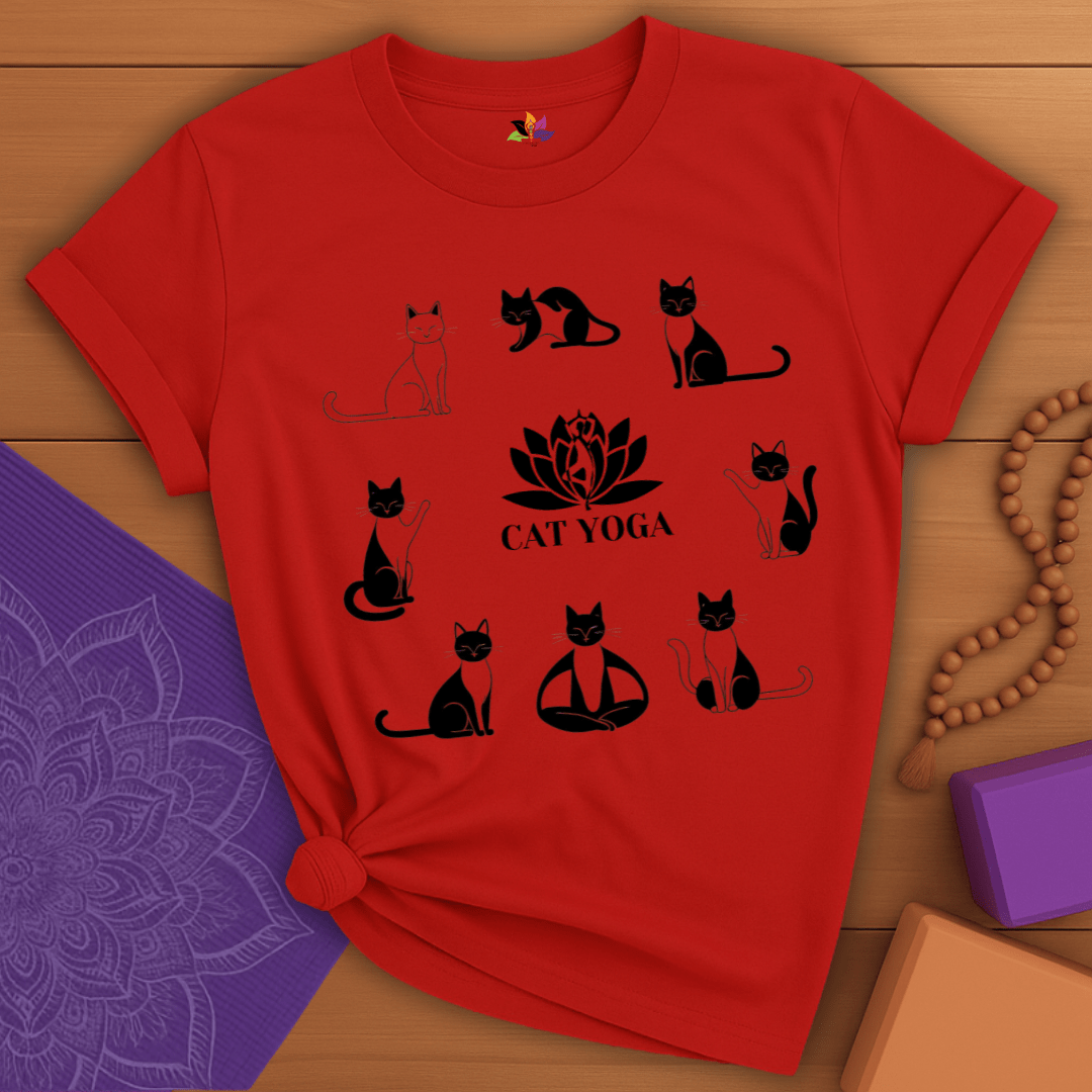 Cat Yoga T-shirt