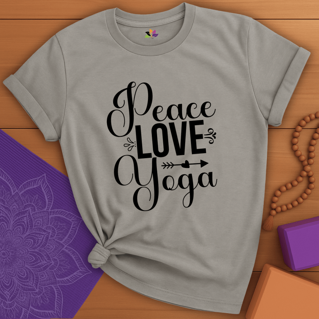 Peace Love Yoga T-shirt
