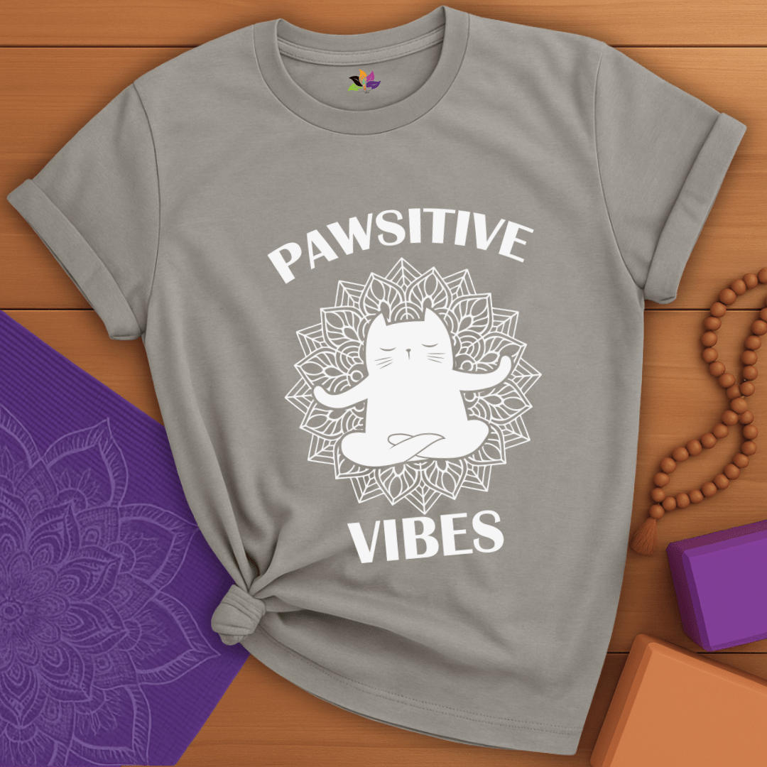 Pawsitive Cat Pose T-shirt