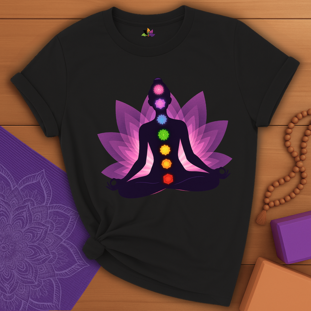 Chakra Lotus Meditate T-shirt