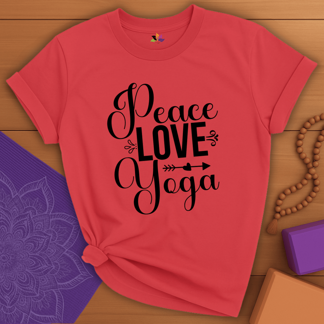 Peace Love Yoga T-shirt