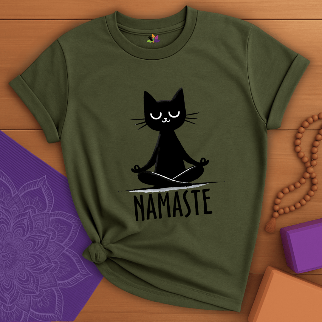 Namaste Cat T-shirt