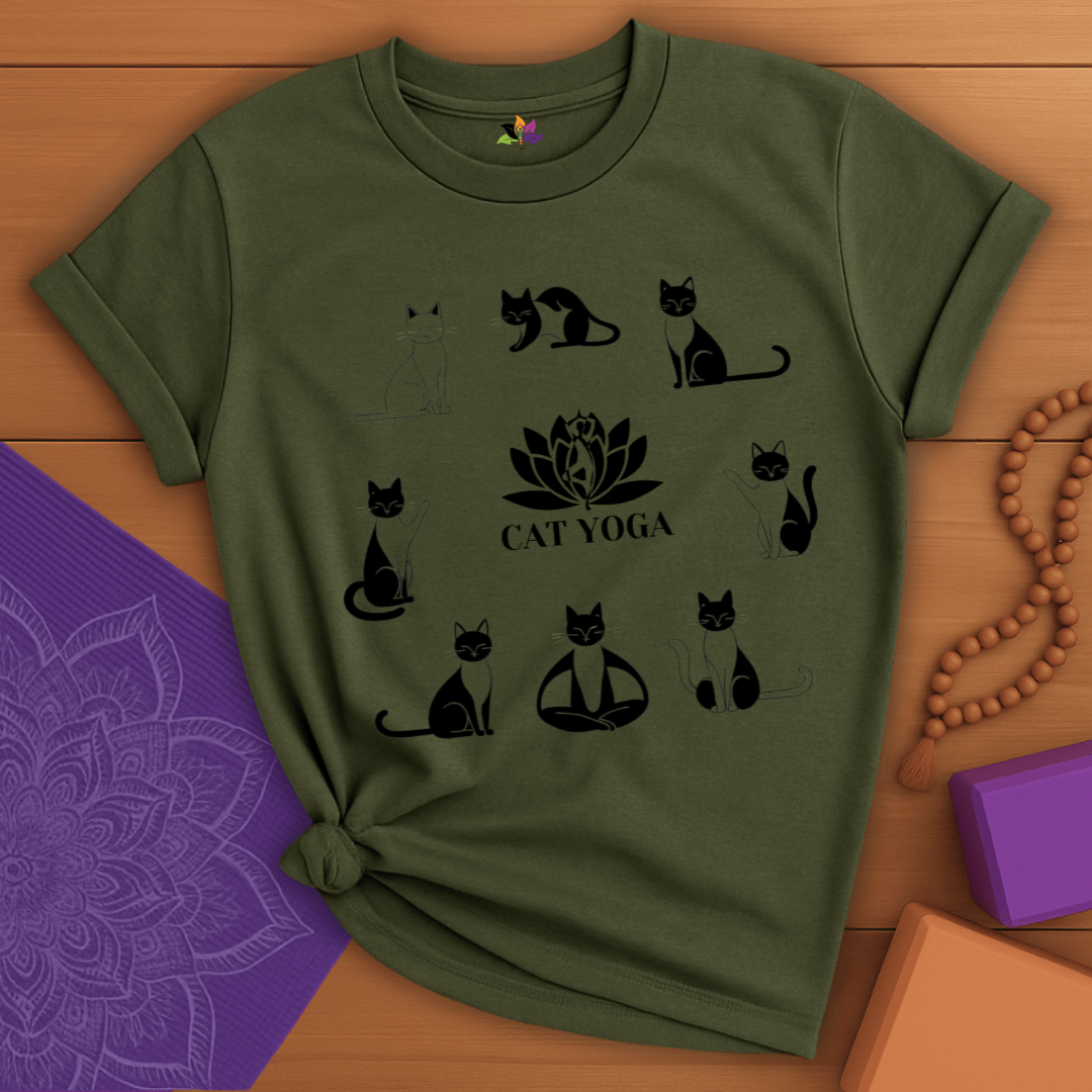Cat Yoga T-shirt