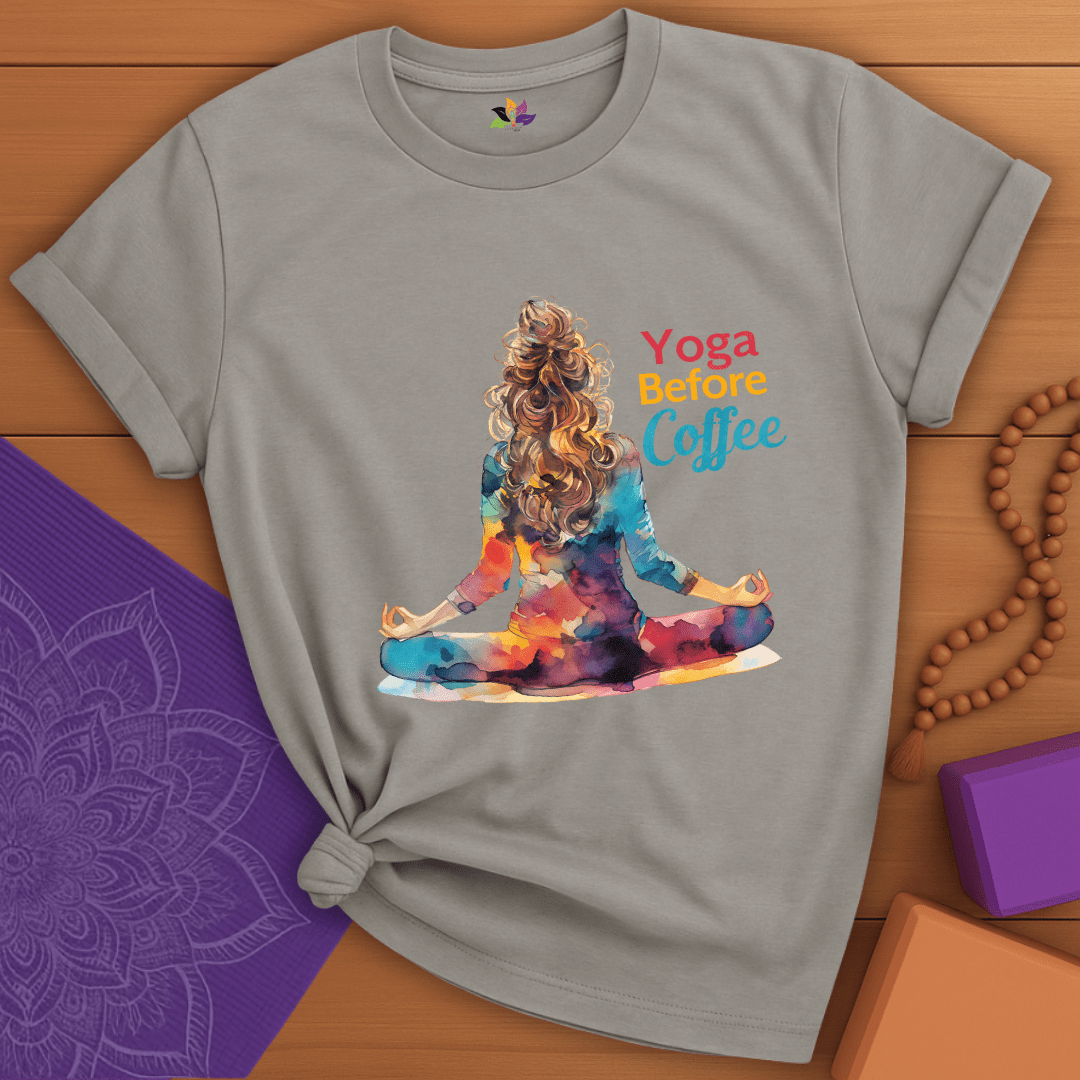Pre-Coffee Pose T-shirt