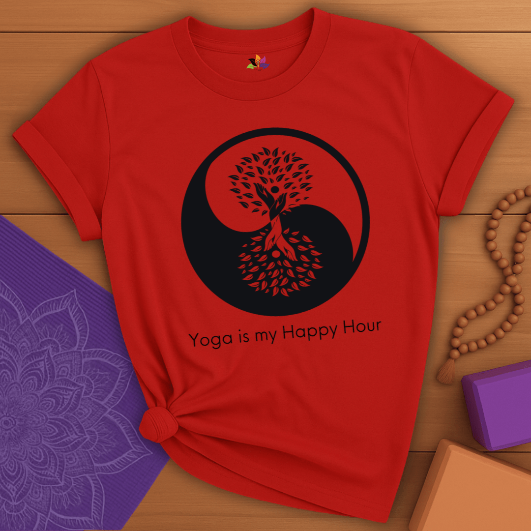 Yin Yang Joy Tree T-shirt
