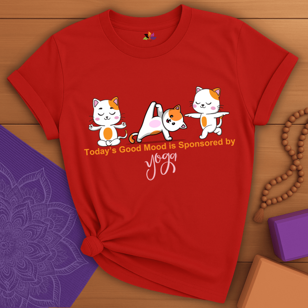 Yoga Kitty Mood T-shirt