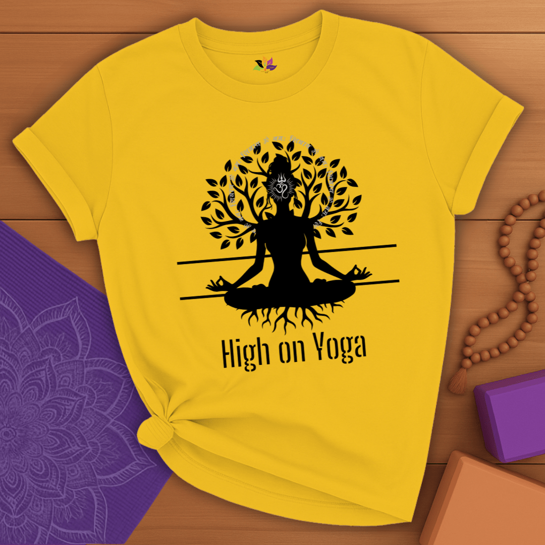 High on Yoga T-shirt