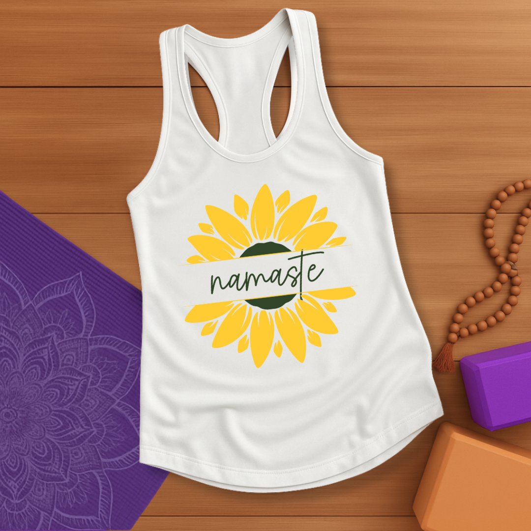 Sunflower Namaste Tank Top