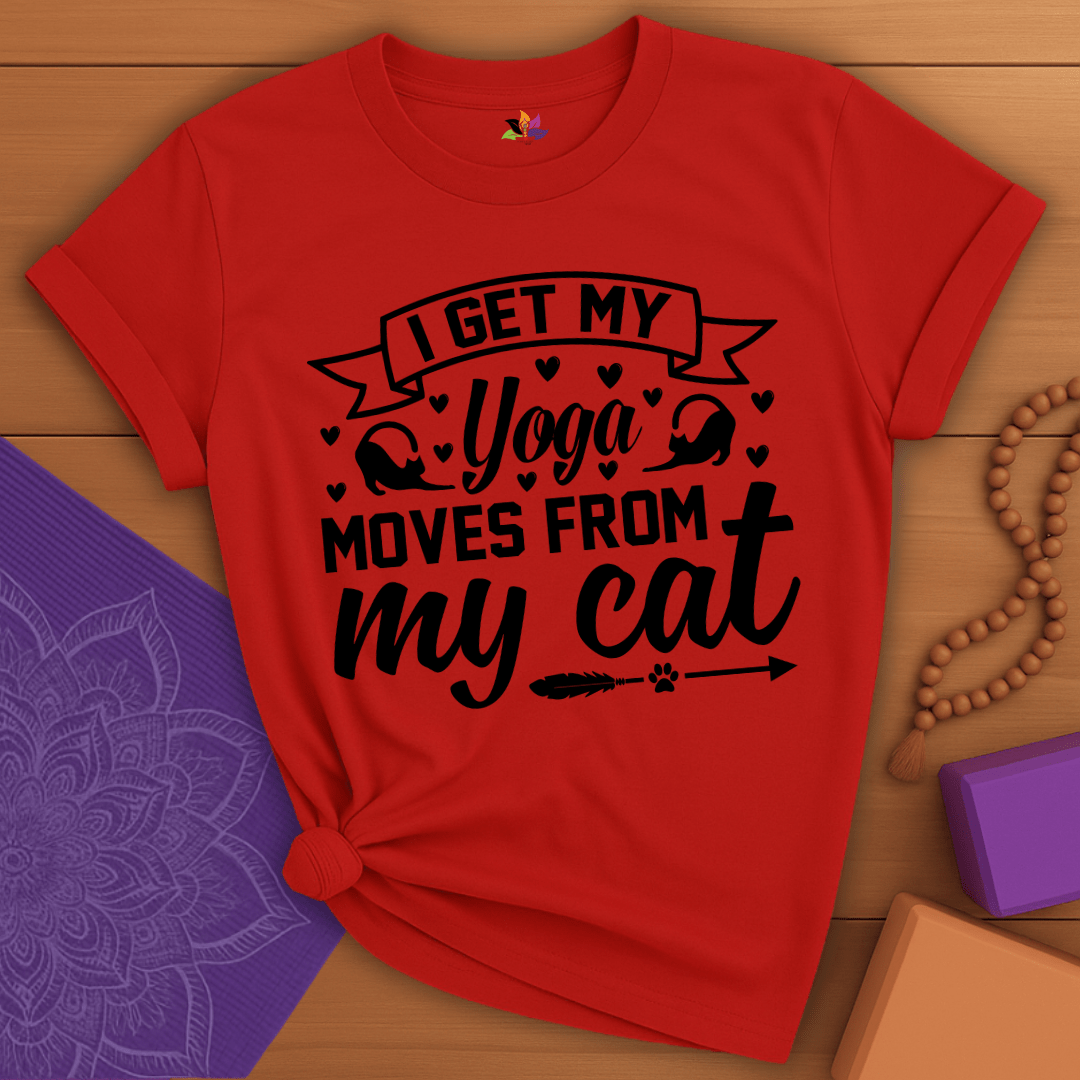 Fur-tastic Yoga Moves T-shirt
