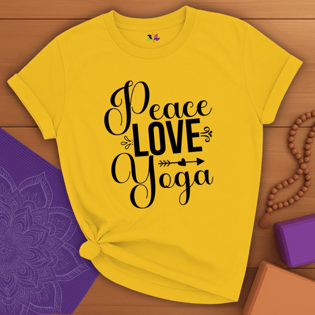Peace Love Yoga T-shirt