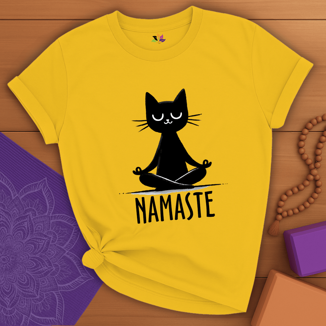 Namaste Cat T-shirt