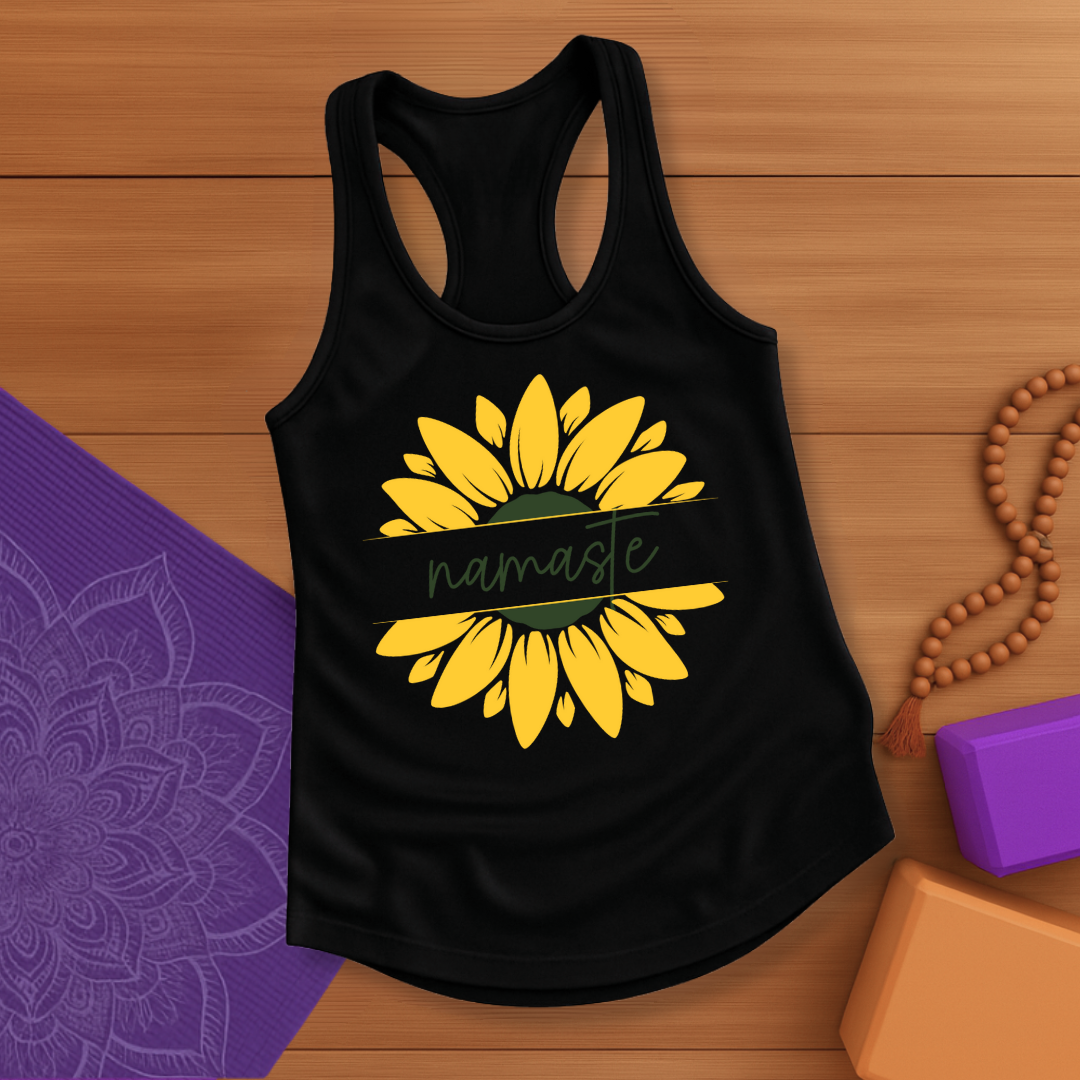 Sunflower Namaste Tank Top