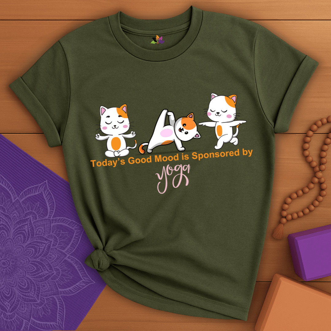 Yoga Kitty Mood T-shirt