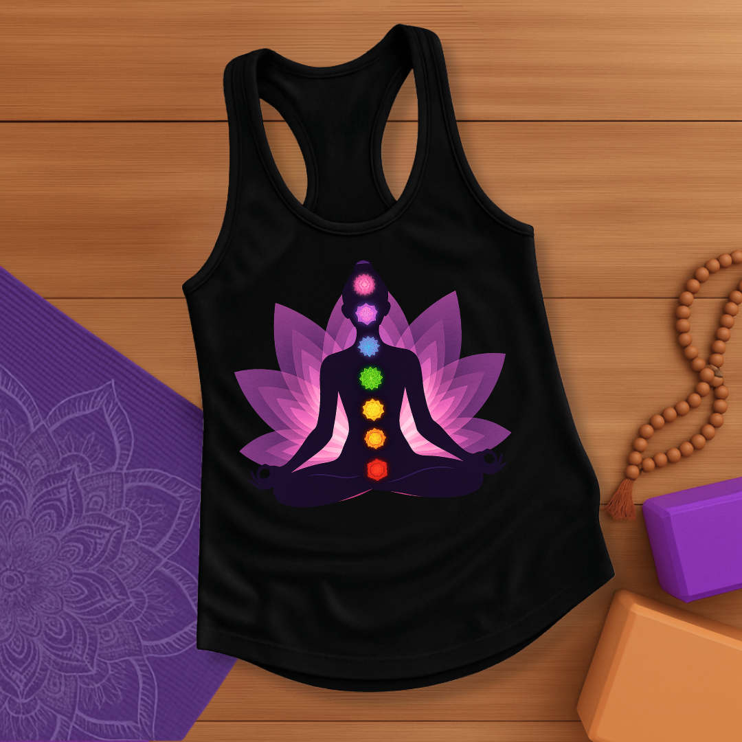 Chakra Lotus Meditate Tank Top