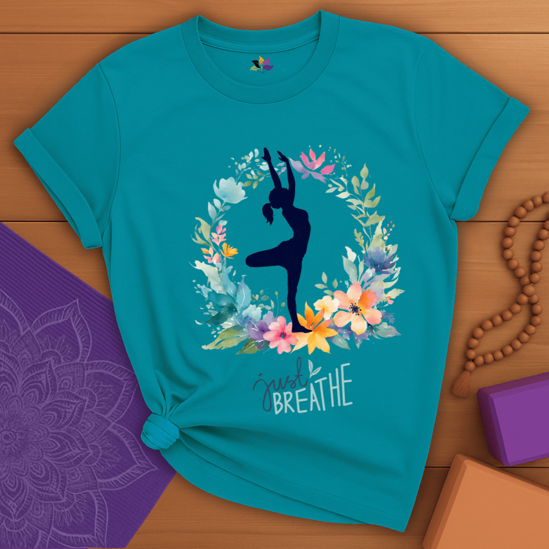 Floral Yoga T-shirt