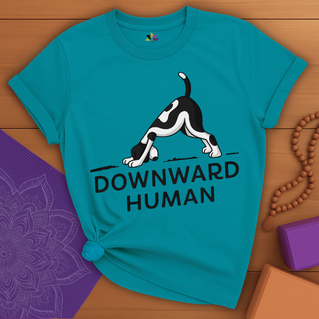 Downward Human Flow T-shirt