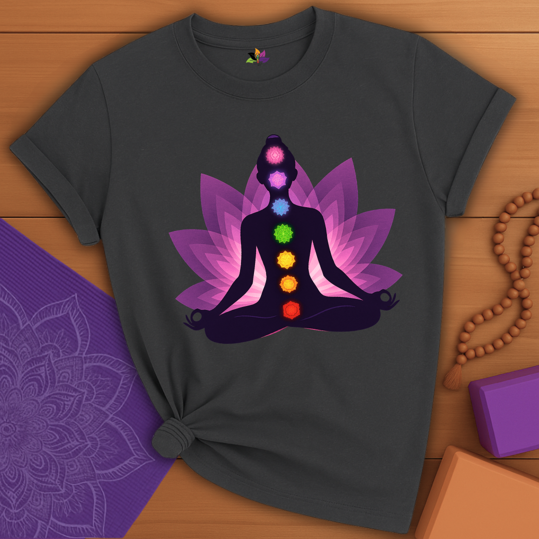Chakra Lotus Meditate T-shirt