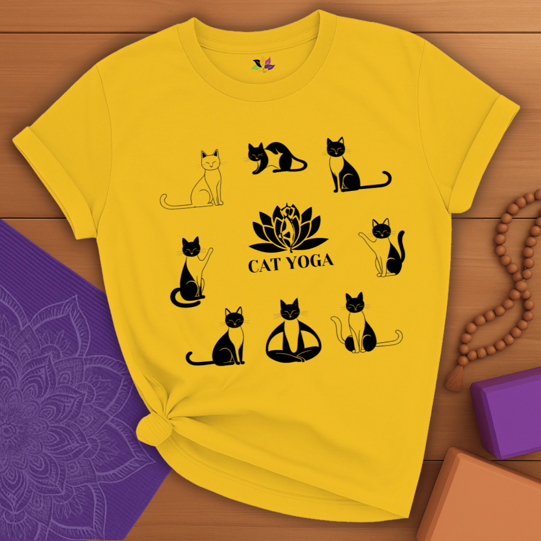 Cat Yoga T-shirt
