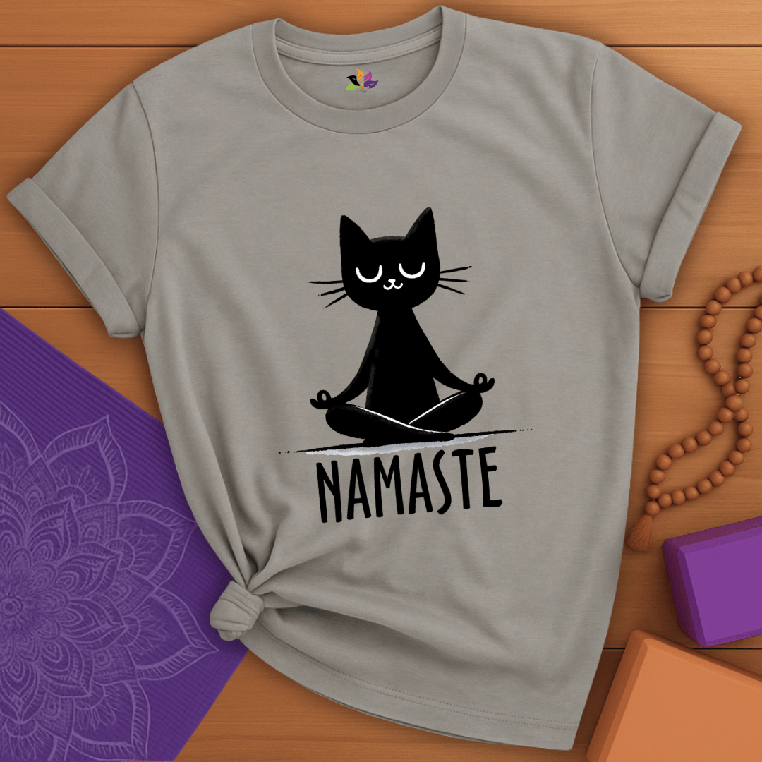 Namaste Cat T-shirt