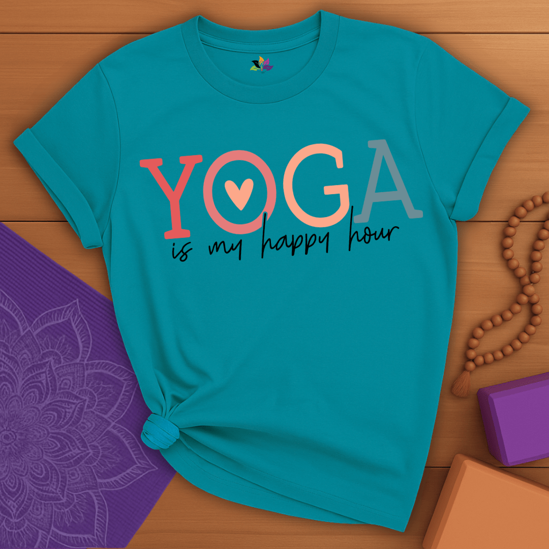Happy Hour Yoga T-shirt