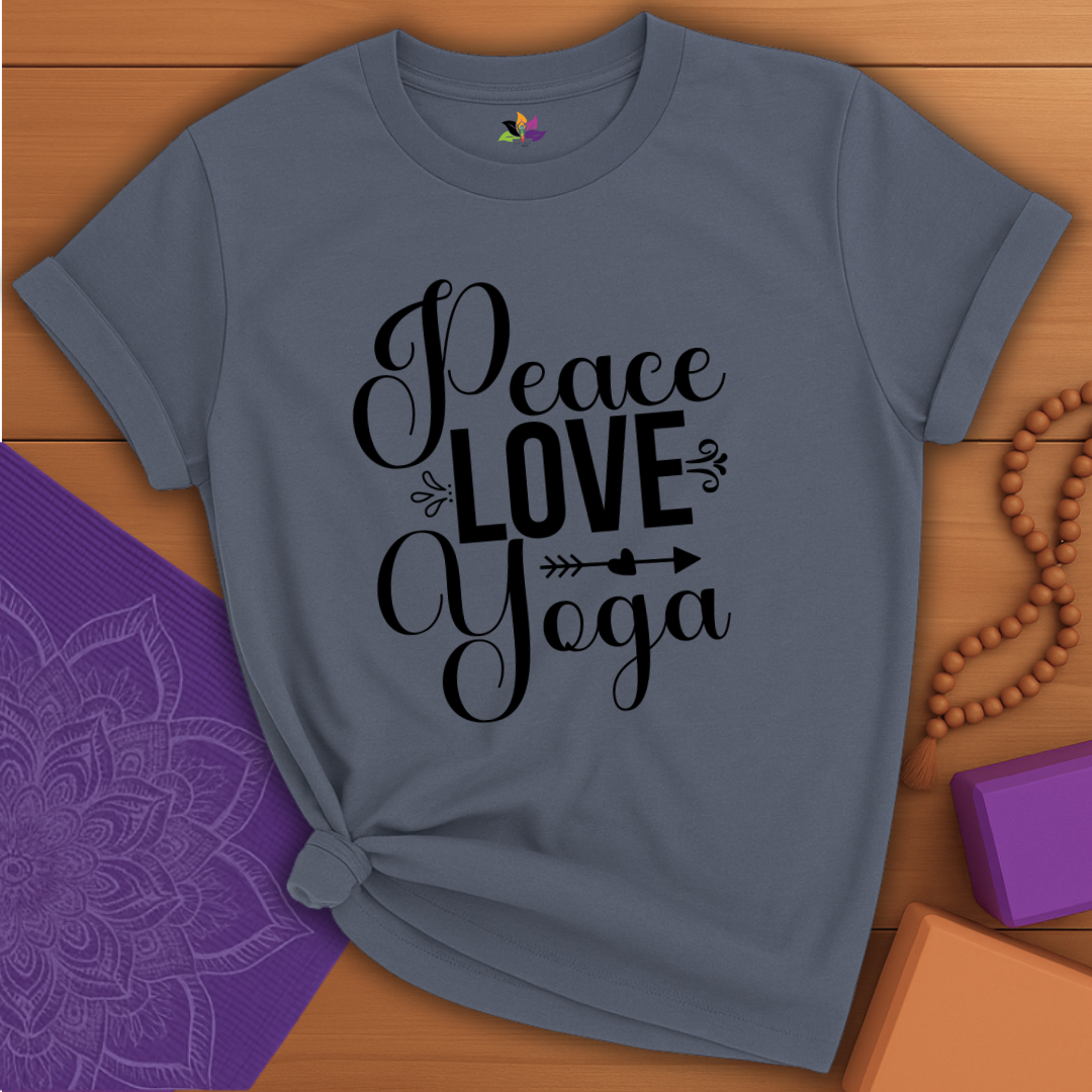 Peace Love Yoga T-shirt