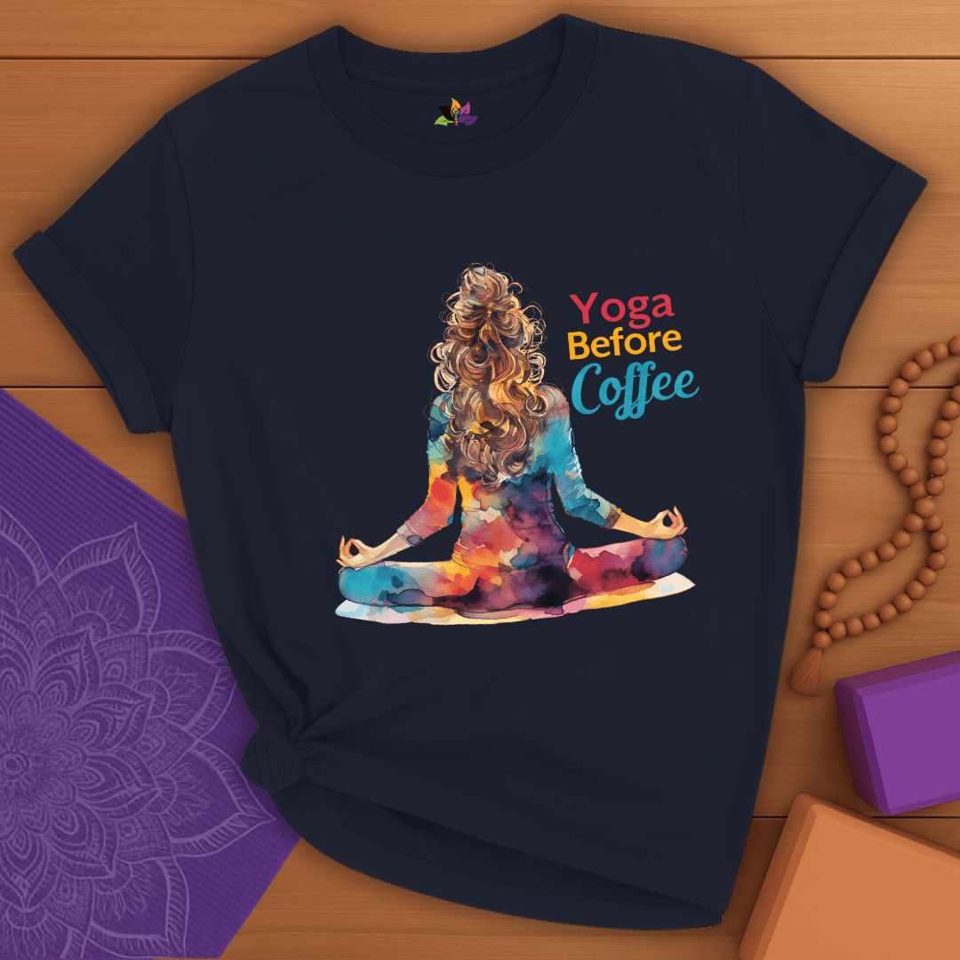 Pre-Coffee Pose T-shirt