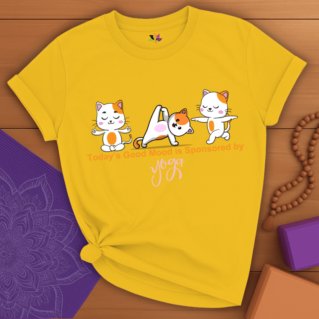 Yoga Kitty Mood T-shirt