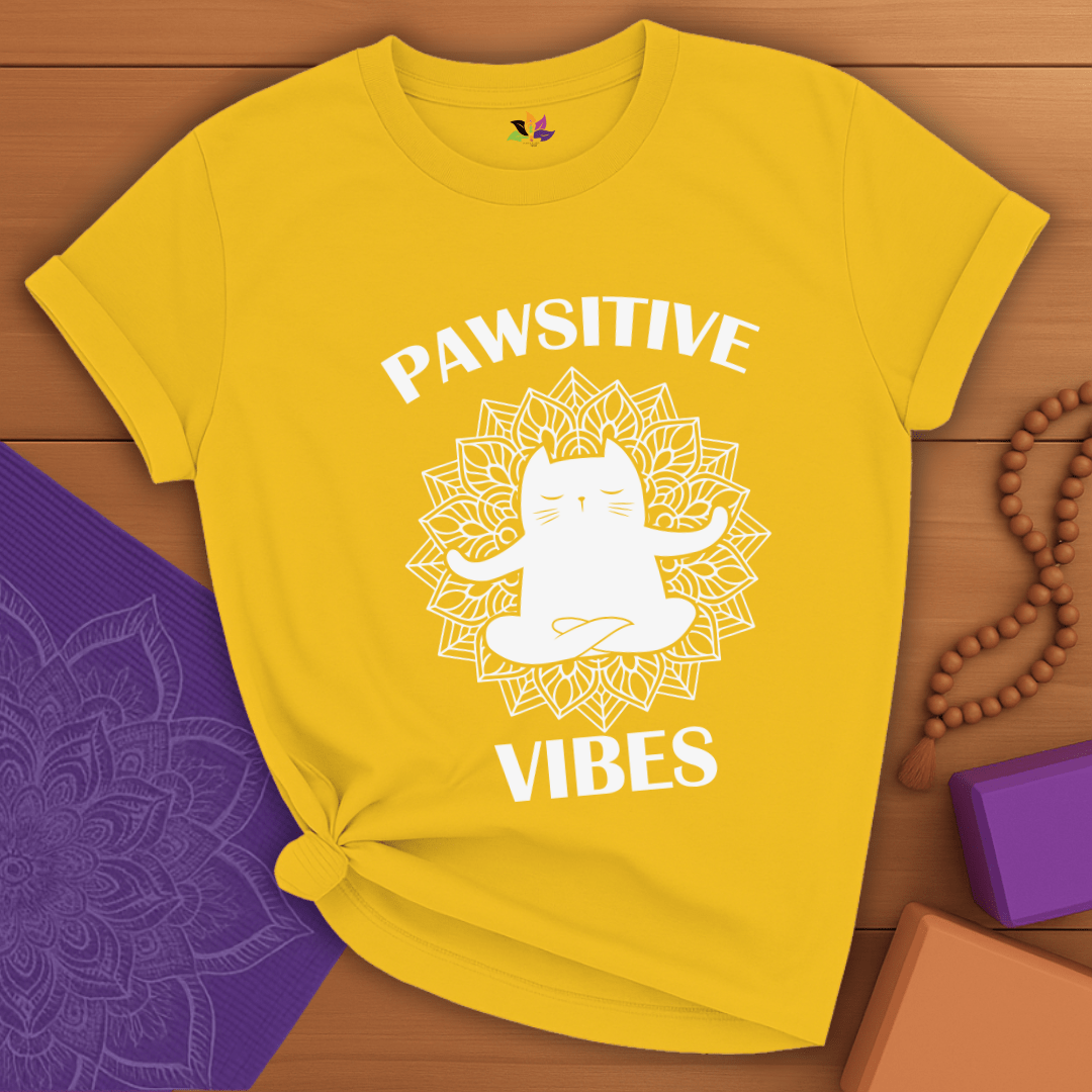 Pawsitive Cat Pose T-shirt