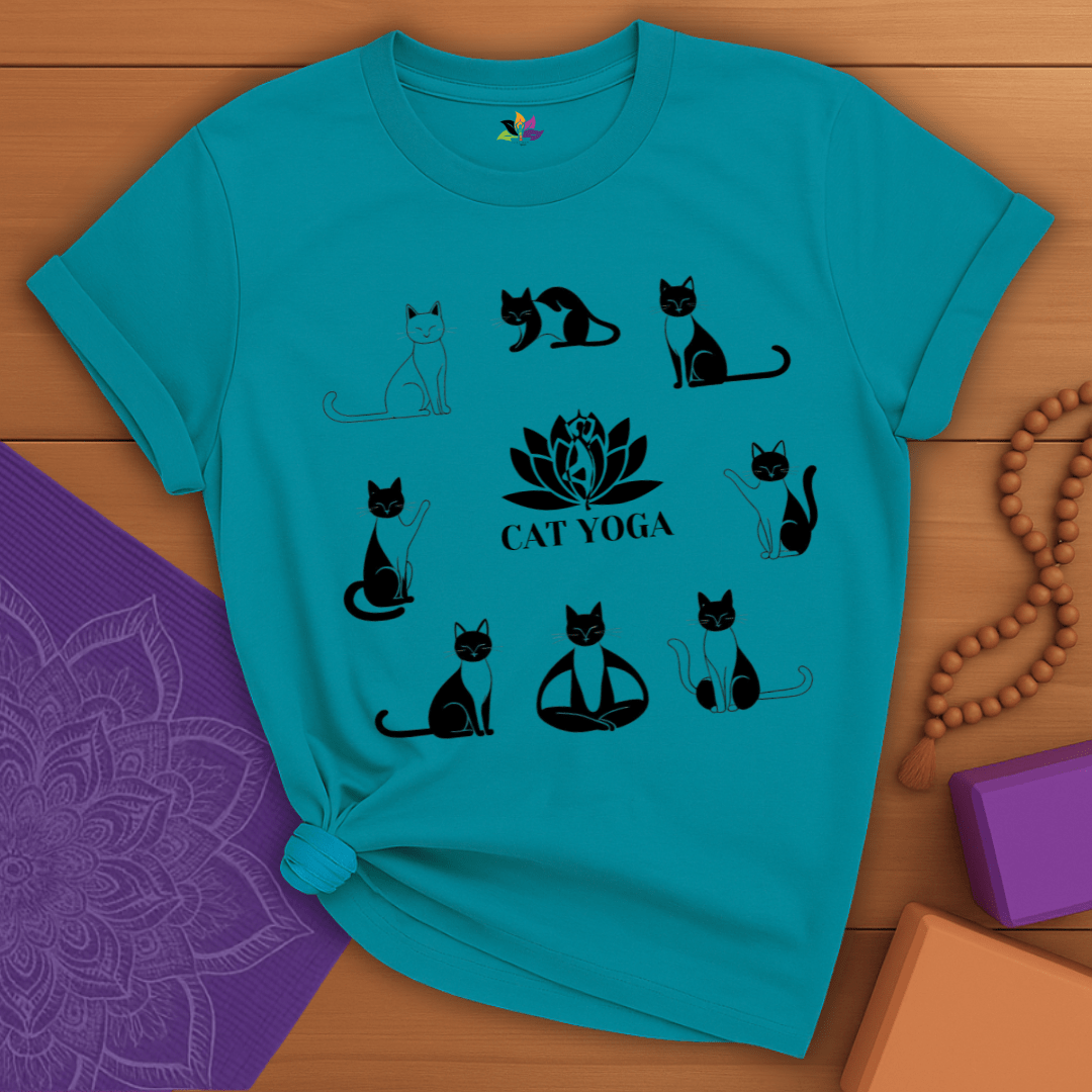 Cat Yoga T-shirt