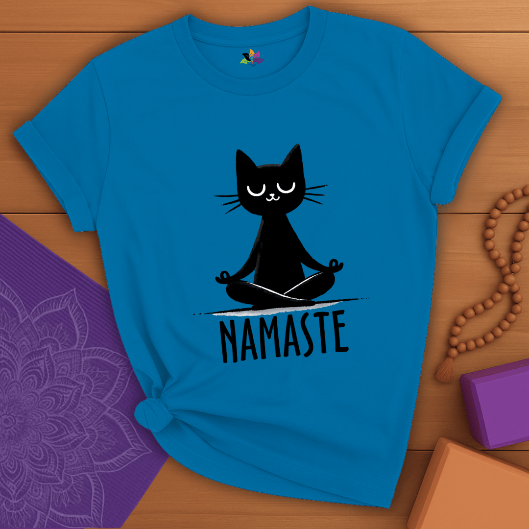 Namaste Cat T-shirt