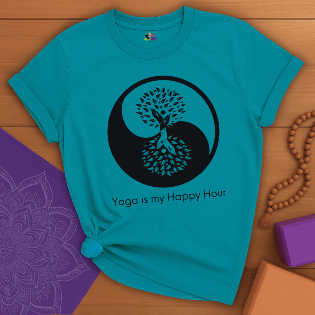Yin Yang Joy Tree T-shirt