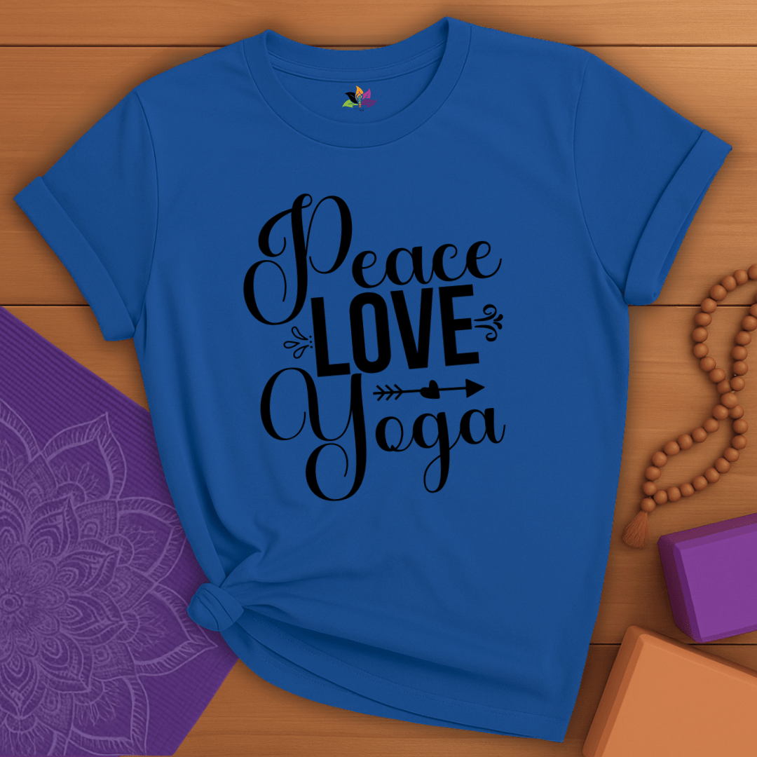 Peace Love Yoga T-shirt