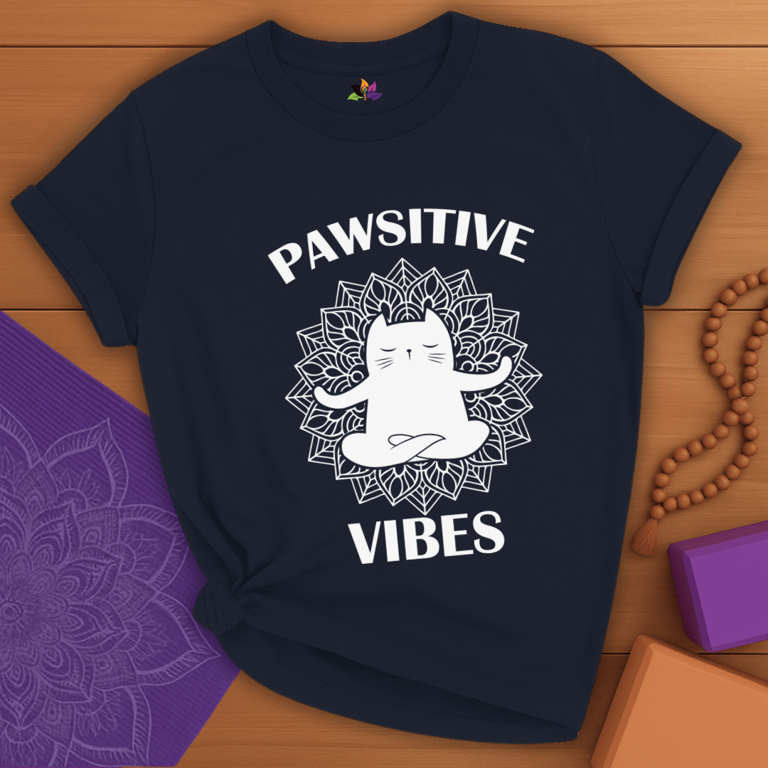 Pawsitive Cat Pose T-shirt