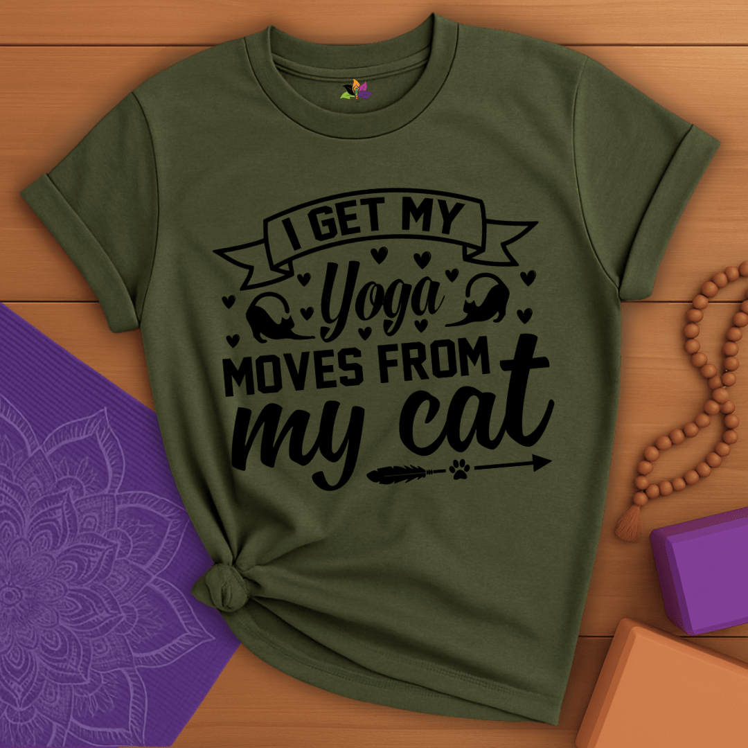 Fur-tastic Yoga Moves T-shirt
