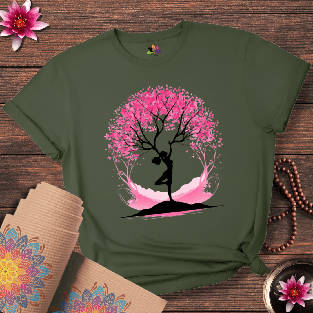 Tree Pose Art T-shirt