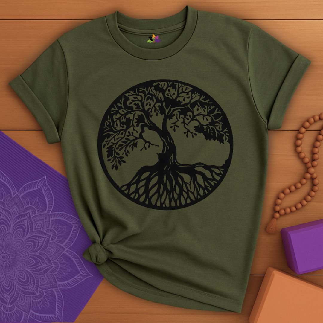Rooted Tree Circle T-shirt