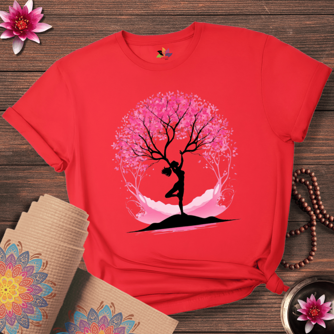 Tree Pose Art T-shirt