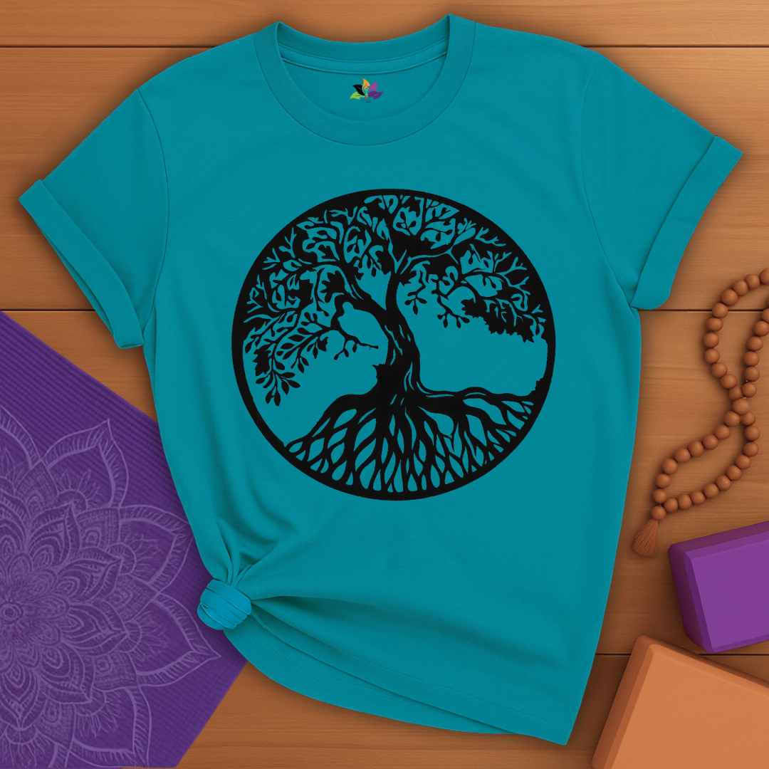 Rooted Tree Circle T-shirt