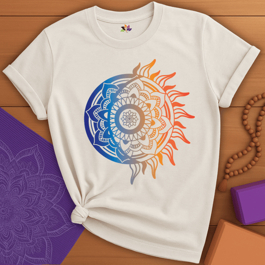 Radiant Sun Mandala T-shirt