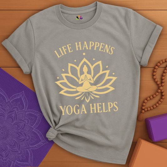 Life and Yoga T-shirt